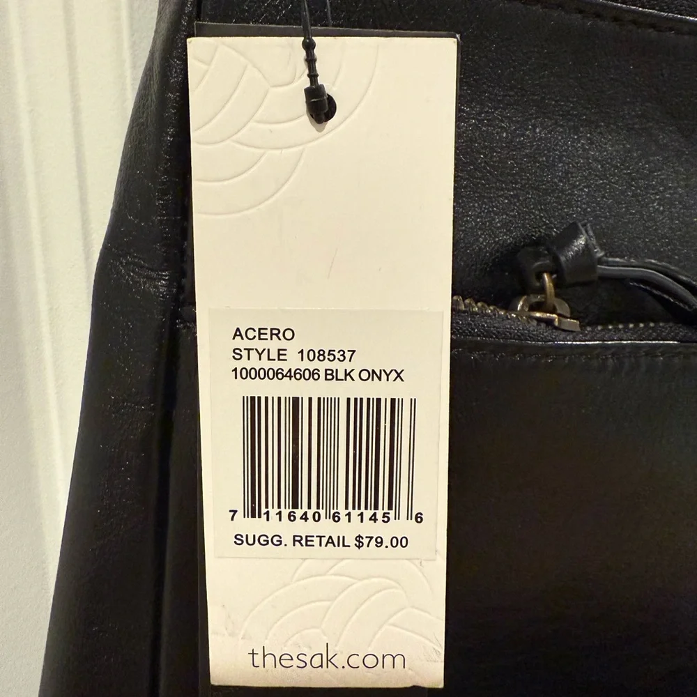 The Sak Black Leather Crossbody Bag - Picture 4 of 5